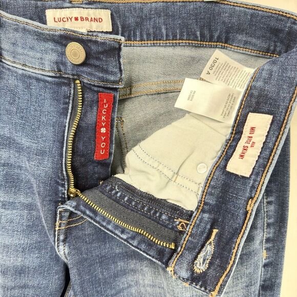 Lucky Brand Skinny Jeans Women's 10 / 30 Blue AVA Mid Rise Stretch - Picture 6 of 15